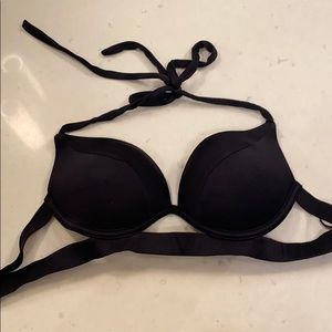 Black Victoria’s Secret swimsuit top